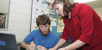 Student and Counselor